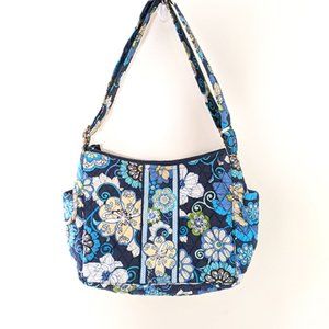 Vera Bradley On-the-Go Handbag Mod Floral Blue